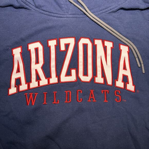 Arizona Wildcats Hoodie 2XL Navy Captivating Pullover Sweatshirt NCAA College - Picture 4 of 6